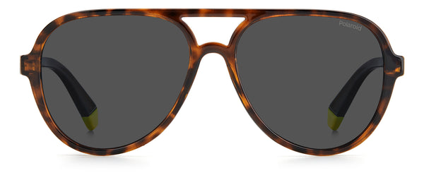 Lentes de Sol Polaroid Kids  Havana Negro